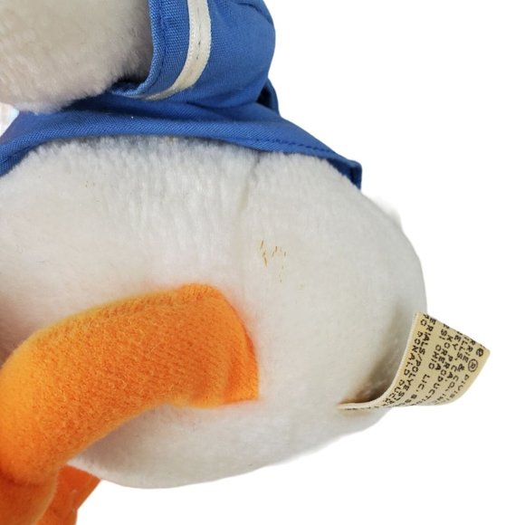 Vintage Disney Donald Duck Plush Happy Birthday 50 Years Applause Korea Sailor - Picture 10 of 12